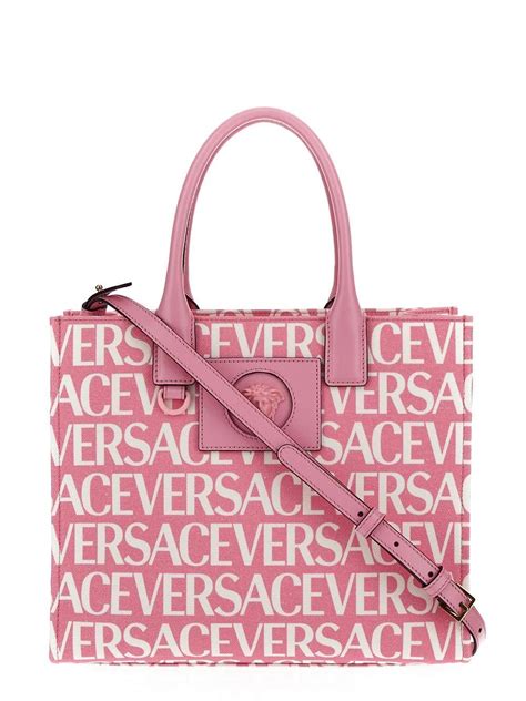 pink versace bag|versace tote bag pink.